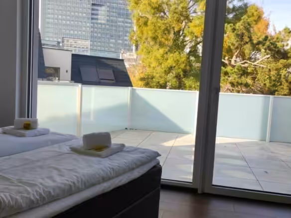 Blick vom Zimmer