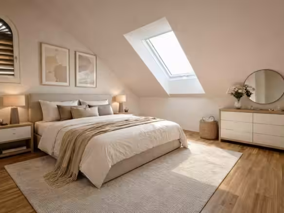 Schlafzimmer KI-Einrichtugnsvorschlag