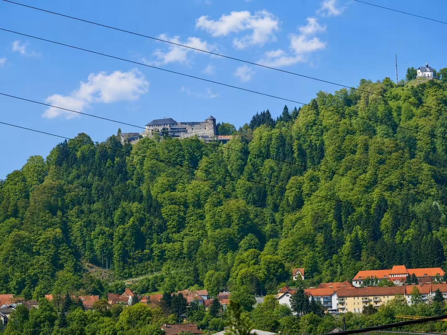 Blick aufs Schloss