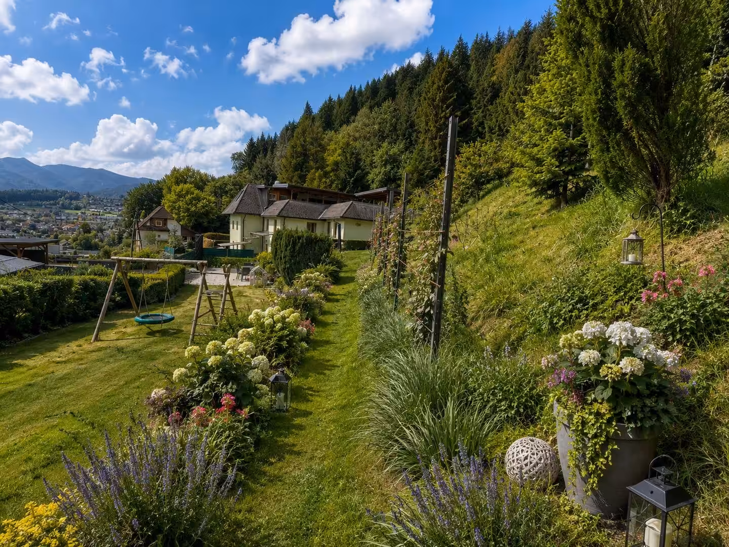 Blick in den Garten