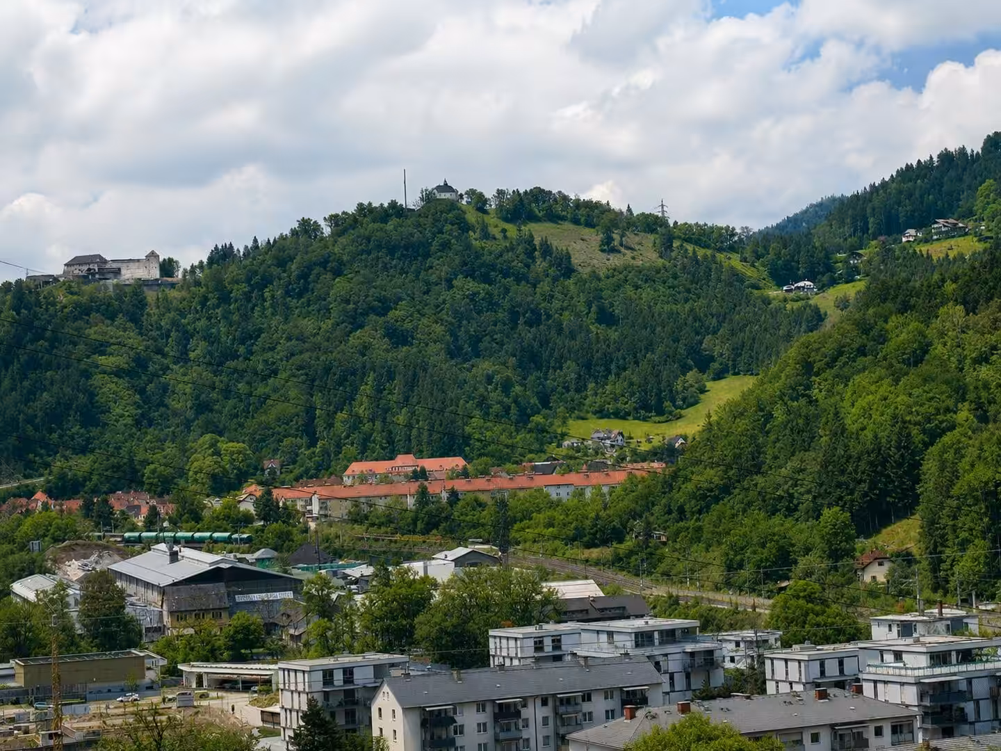 Blick zur Burg