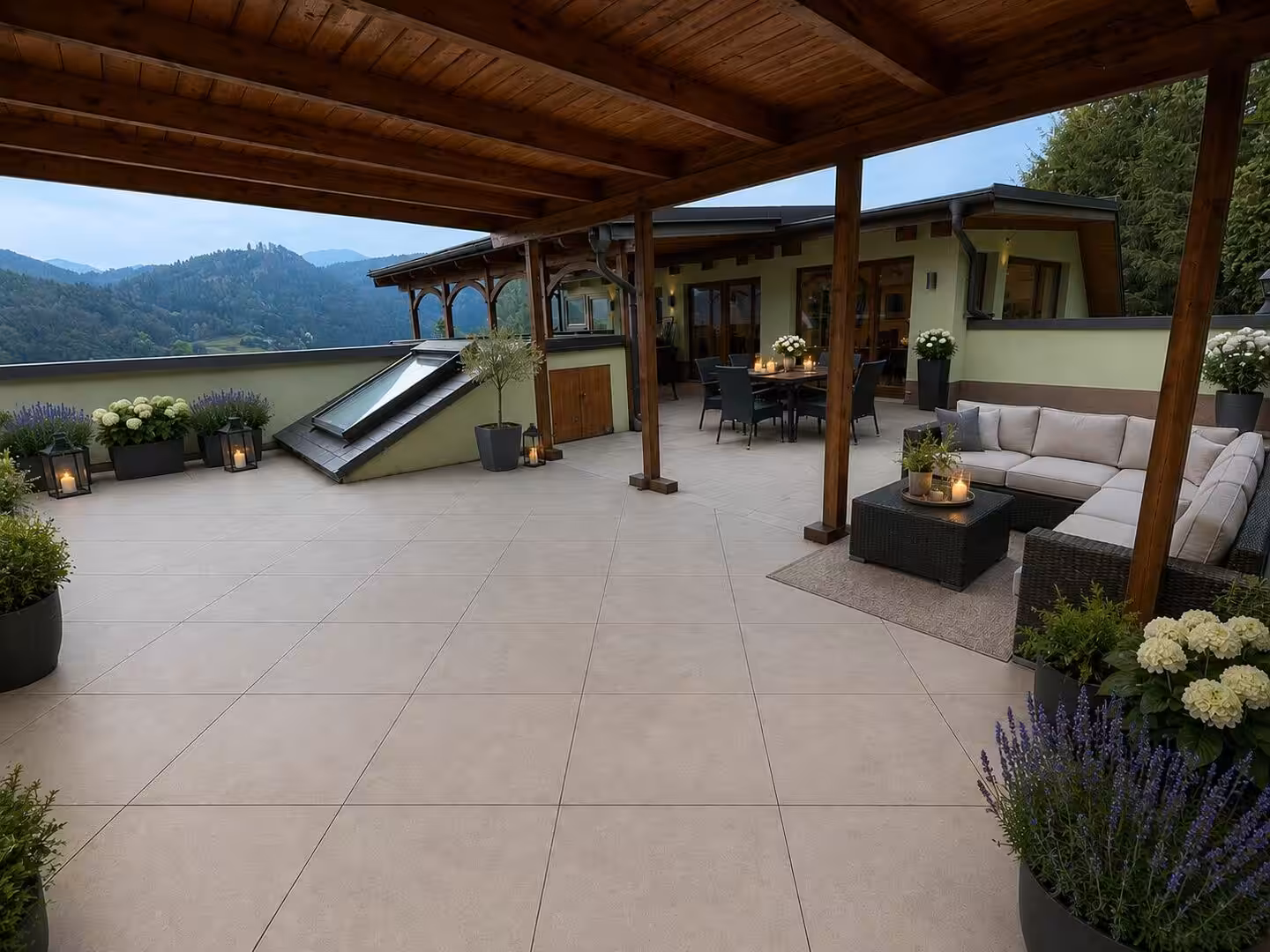große Terrasse WE 1