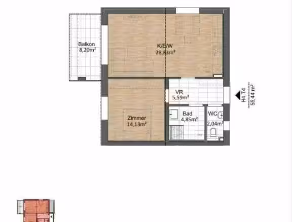 Grundrissplan_Haus4_Top4