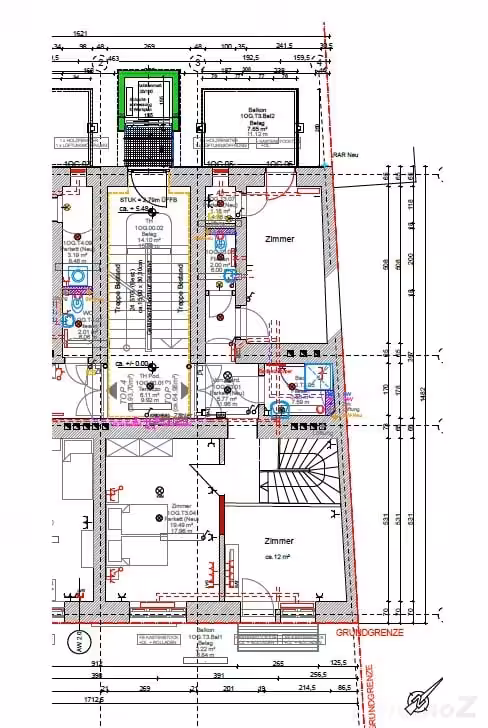 Grundriss Maisonette Ebene 2
