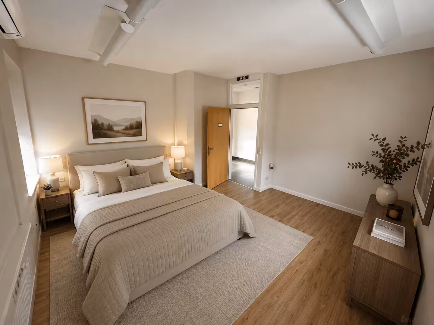 Penthouse-Schlafzimmer