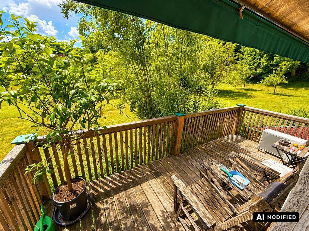 Balkon mit Südaussicht