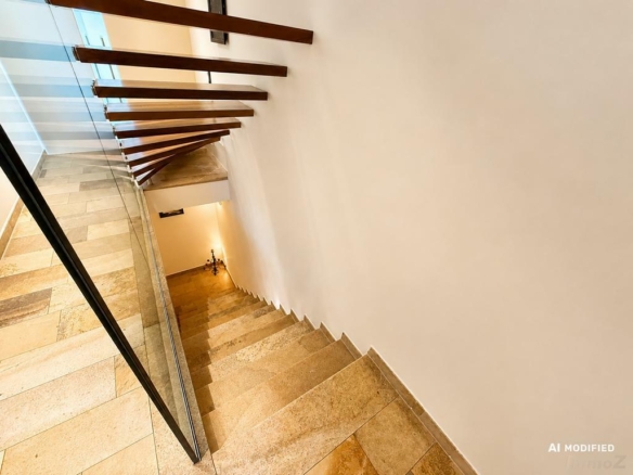 Treppenhaus mit Marmor