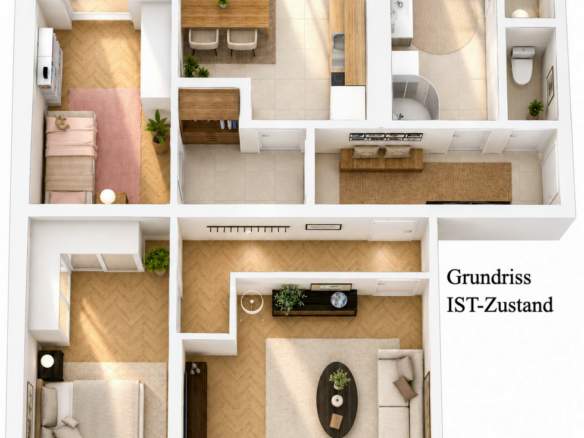 3D Grundriss Annenstraße