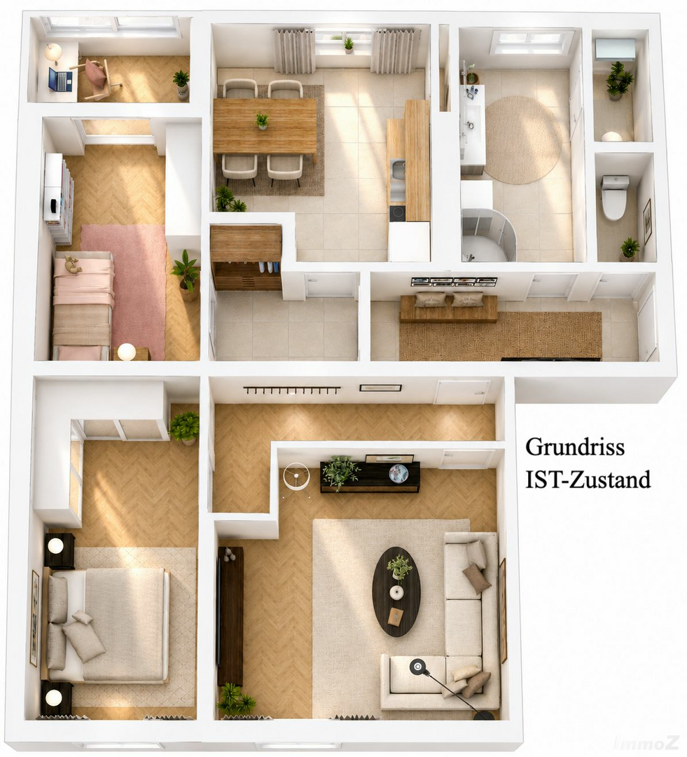 3D Grundriss Annenstraße
