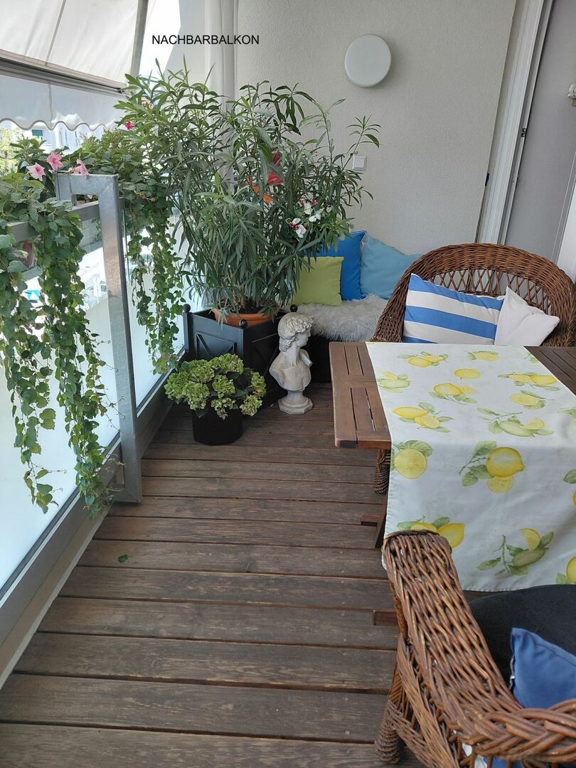 Balkongestaltungsbeispiel